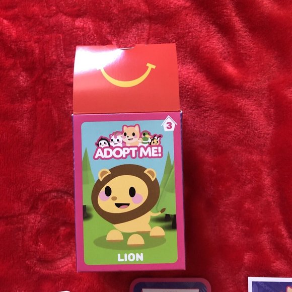 McDonald's Happy Meal 2023 Adopt Me! Toy #3 LION Roblox - Picture 1 of 10